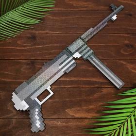 Сувенир деревянный "Пистолет пулемет МР-40"