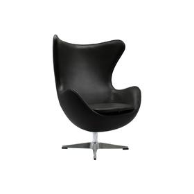 Кресло Egg Chair, 850 × 770 × 1100 мм, цвет чёрный
