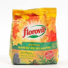 Удобрение гранулированное Florovit для хвойных осенний, 1 кг