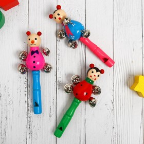 Rattle with bells "Doll pet", MIX colors