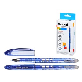 Ручка гелевая со стираемыми чернилами Mazari Prestige, пишущий узел 0.5 мм, чернила синие