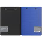 Папка-планшет с зажимом A5+ Berlingo "Steel&Style", 2500мкм, пластик (полифом), синий - фото 8234874