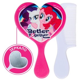 Набор: расческа и зеркало "Better together", My Little Pony