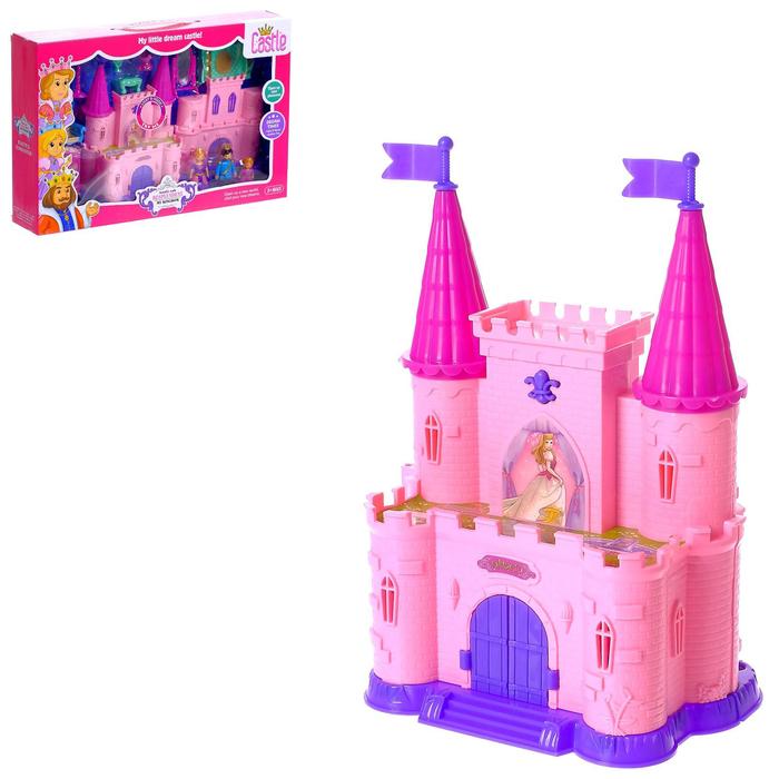 Замок для кукол «Сказка» свет, звук, складной, с фигурками и аксессуарами - фото 8798517