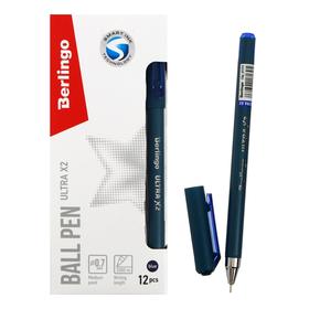 {{photo.Alt || photo.Description || 'Ручка шариковая Berlingo Ultra X2, 0,7 мм, игольчатый стержень, синяя'}}