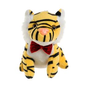 Мягкая игрушка «Тигр с бабочкой», 11 см, на присоске, цвета МИКС в Донецке
