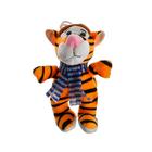 Мягкая игрушка «Тигр в шарфе», 13 см, на присоске, цвета МИКС - фото 3544087