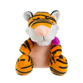 Мягкая игрушка «Тигр в шарфе», на присоске, 12 см, цвета МИКС в Донецке