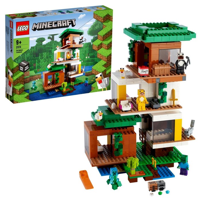 Конструктор Lego «Современный домик на дереве», 909 элементов - фото 8799212