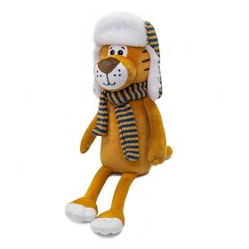 Мягкая игрушка «Тигр Лайт в шапке-ушанке», 25 см