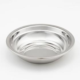 Тарелка, d=16 см, 201 марка стали, толщина 2 мм, внутренний диаметр 14,5 см