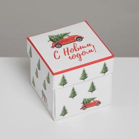 Бонбоньерка «С новым годом»,  6,5 х 6,5 х 6,5 см (5 шт)