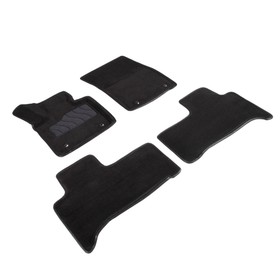 Коврики 3D для Land Rover RR III, 2002-2012, черные , комплект 7327443