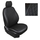 Авточехлы для Mitsubishi Pajero Sport III, 2016-н.в, Ромб , экокожа, набор 7327724 - фото 104520