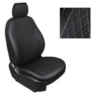 Авточехлы для Suzuki Vitara II, (40/60), 2015-н.в, Ромб , экокожа, набор 7327794 - фото 104578