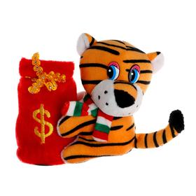 Мягкая игрушка-копилка "Тигр" 12 см, цвет МИКС в Донецке