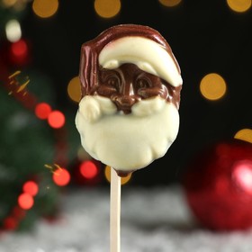 Фигурка из молочного шоколада «Дед Мороз», на палочке, 32 г