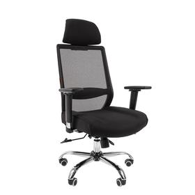 Кресло руководителя "Chairman" 555 LUX TW черный