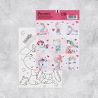 Наклейки бумажные «Единороги», c раскраской на обороте, 11 × 15,5 см Наклейки бумажные «Единороги», c раскраской на обороте, 11 × 15,5 см