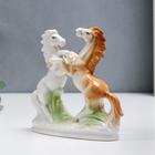 Сувенир керамика "Соперничество - дикие кони" 15 см - фото 9132461