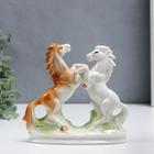 Сувенир керамика "Соперничество - дикие кони" 15 см - фото 9132463