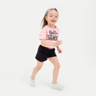 Шорты детские с рюшей KAFTAN "Amore" р.30 (98-104) - фото 801617545