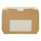 Контейнер на вынос, с окном, крафт, 25 х 15 х 4 см 7121780