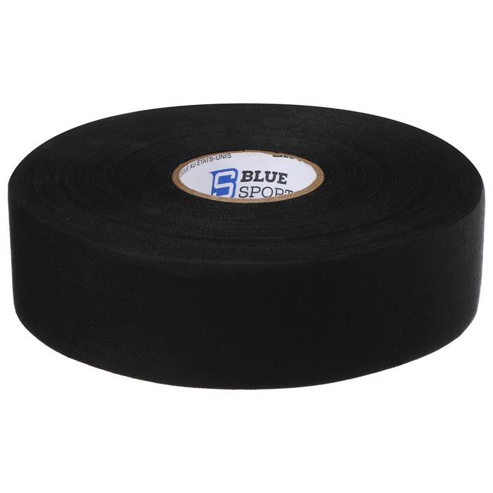 Лента хоккейная Blue Sport Tape Coton Black, длина 50 м, ширина 36 мм, чёрная - фото 799975178