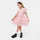 Платье детское на пуговках KAFTAN "Amore" р.34 (122-128) - фото 799978738