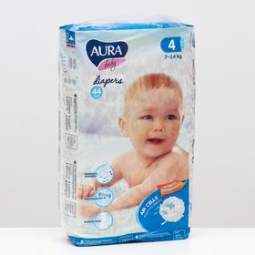 {{photo.Alt || photo.Description || 'Подгузники одноразовые для детей Aura Baby 4/L7-14кг jambo-pack44штКК/4'}}