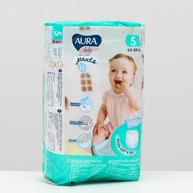 Трусики одноразовые для детей Aura Baby 5/XL 13-20 кг small-pack 13шт