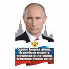 Наклейка "Путин", 15 х 10 см - фото 6812205