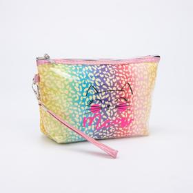 Косметичка-сумочка, отдел на молнии, цвет разноцветный, «Meow» в Донецке