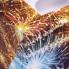 Упаковка на 6 капкейков с окном "Новый год", 25 х 17 х 10 см 7118179