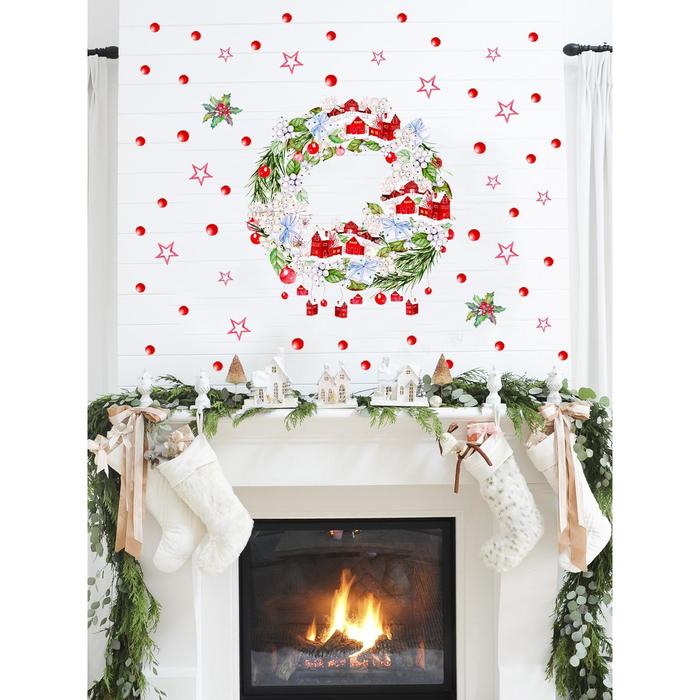 Room Decor Наклейки Для Интерьера Новогодние Купить Room Decor Наклейки Для Интерьера Новогодние Купить