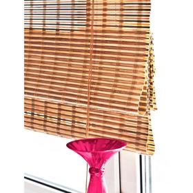Римские штора из бамбука, 160х160 см, цвет микс