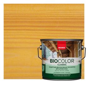 Защитный декоративный состав для древесины NEOMID BioColor Classic калужница матовый 0,9л