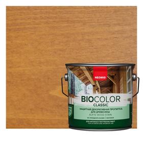 Защитный декоративный состав для древесины NEOMID BioColor Classic орегон матовый 0,9л
