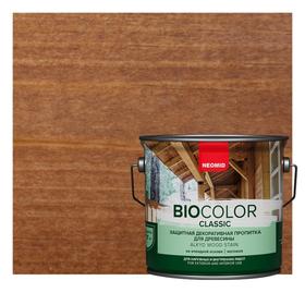 Защитный декоративный состав для древесины NEOMID BioColor Classic тик матовый 0,9л