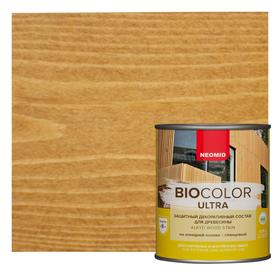 Защитный декоративный состав для древесины NEOMID BioColor ULTRA дуб глянцевый 9л