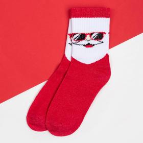 Носки детские новогодние KAFTAN "Cool Santa" р-р 18-20, красный