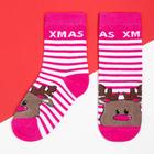 Носки детские новогодние KAFTAN "Xmas" р-р 18-20, розовый - фото 107201221
