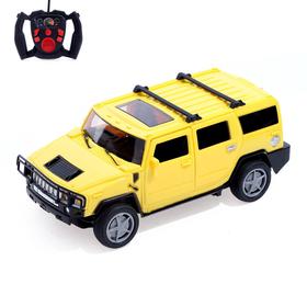 Jeep radio-controlled SUV, doors open, 1:16, running from battery, mix