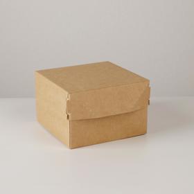 Коробка складная крафтовая 12 х 8 х 12 см
