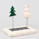 Игрушка для кошек с дразнилками "Зимний лес", микс цветов - фото 800066342