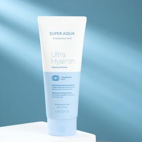 Пенка для лица очищающая MISSHA Super Aqua Ultra Hyalron Cleansing Foam, 200 мл