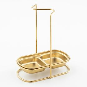 Подставка под половник, 16×9,5×19,5 см, цвет золото