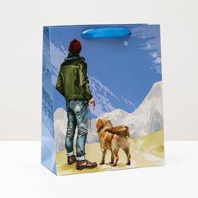 Пакет подарочный "Альпинист", 26 х 32 х 12 см (6 шт)