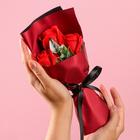 Букет мыльных роз, красные - фото 3302625