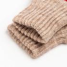 Варежки двойные детские, цвет бежевый/пингвин, размер 12 (3-6 лет) - фото 107858357